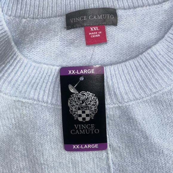 Vince Camuto Exposed Seam Crewneck Sweater - Picture 6 of 8